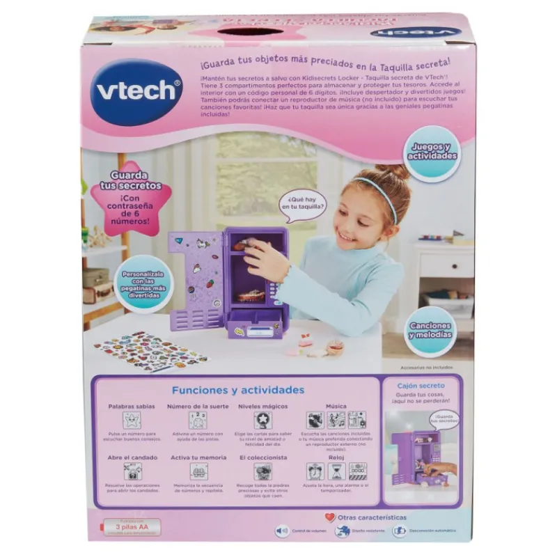 Vtech KidiSecrets Locker Taquilla Secreta Morada> Imitación
