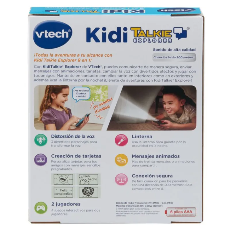 Vtech KidiTalkie Explorer> Juguetes Electrónicos
