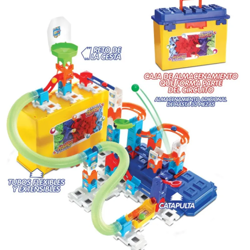 Vtech Marble Rush Storage Box Circuito de Canicas Interactivo> Construcción|Vehículos Y Pistas