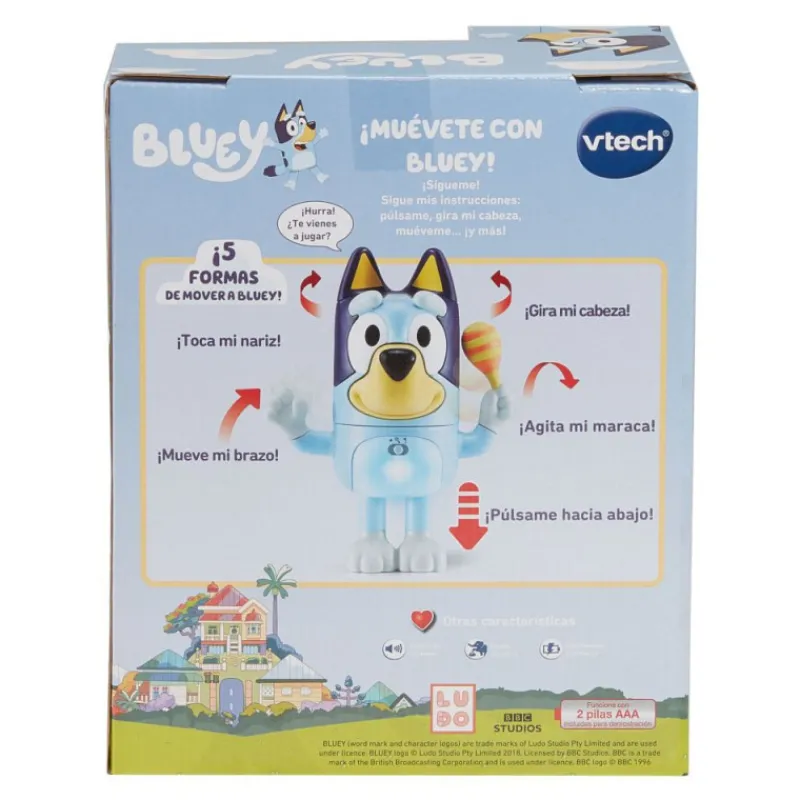 Vtech ¡Muévete con Bluey!> Figuras Acción