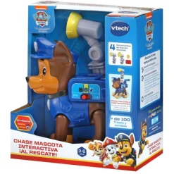 Paw patrol VTech Chase Mascota Interactiva ¡Al Rescate!> Figuras Acción