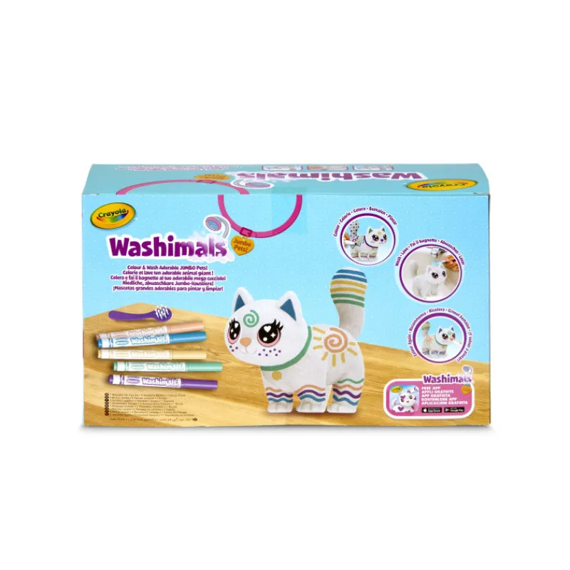 Crayola Whasimals Jumbo Pets La Gran Jenny para Colorear 15 cm> Creativos